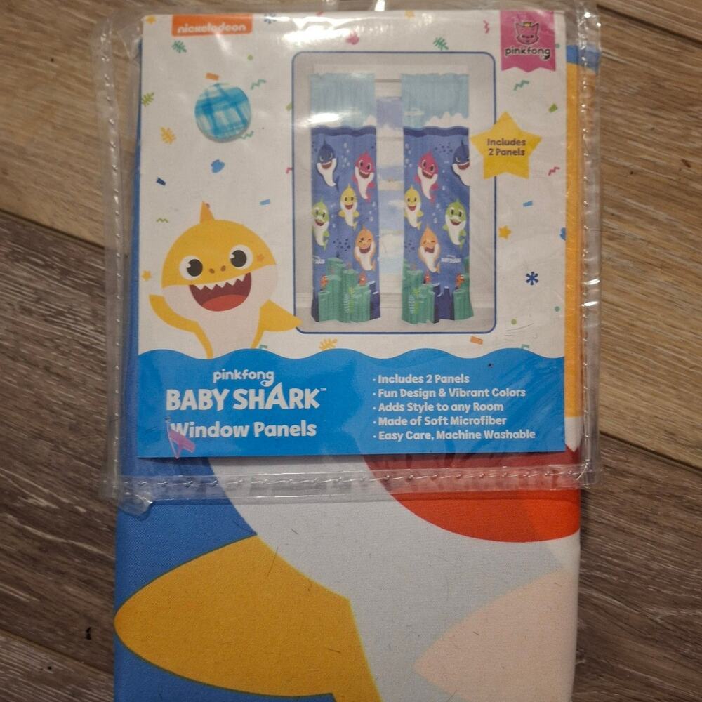 Baby Shark Window Panels